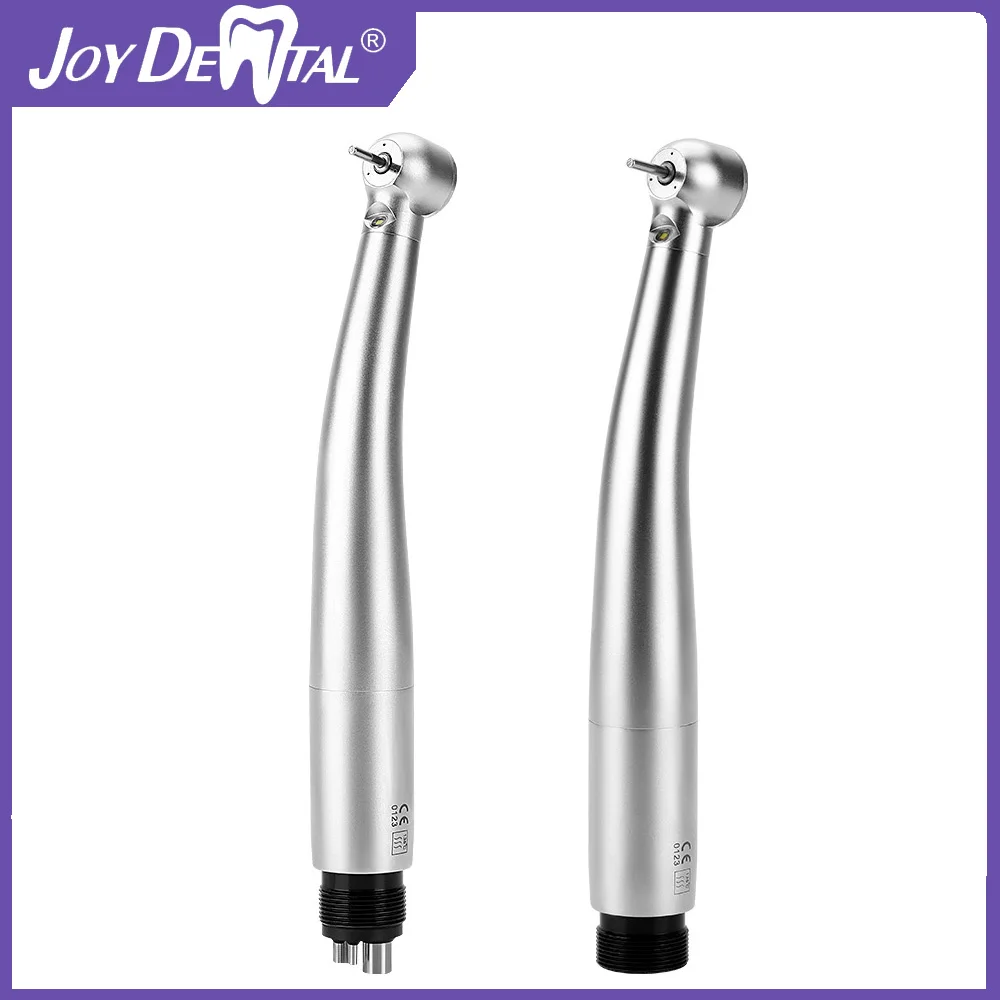 

JOY DENTAL Dental High Speed E Generator LED Handpiece Air Turbine Push Button Chuck Self Power Triple Spray