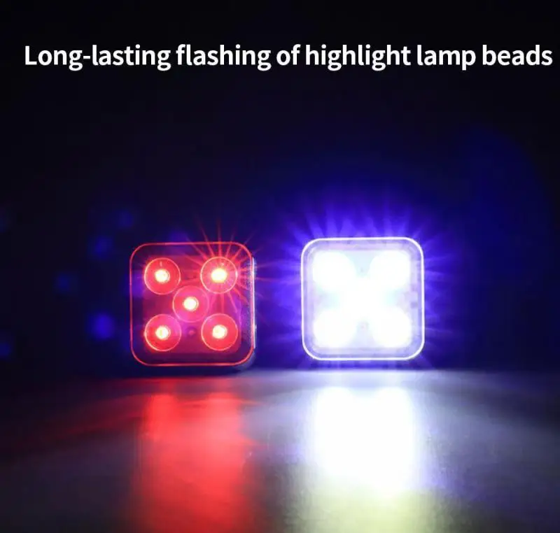 

Bicycle Light 650mAh Waterproof Headlight MTB Taillight Warning Light 5 Led Bicycle Lamp Usb Rechargeable Bicycle Lantern
