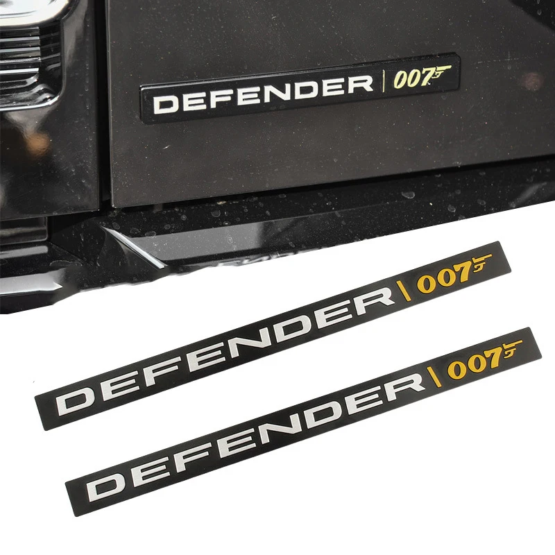

Автомобильный Стайлинг для Defender 110 V8 007 Range Rover Evoque Discovery Freelander Эмблема для заднего багажника Наклейка Автомобильные аксессуары