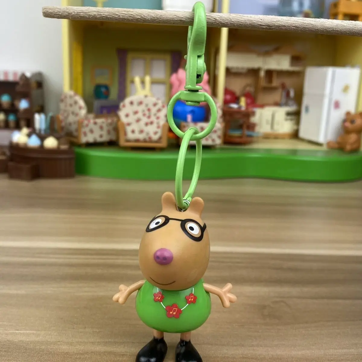 Peppa Pig New animation peripheral kawaii cartoon George Pig Suzy Sheep keychain pendant creative pendant holiday gift wholesale images - 6
