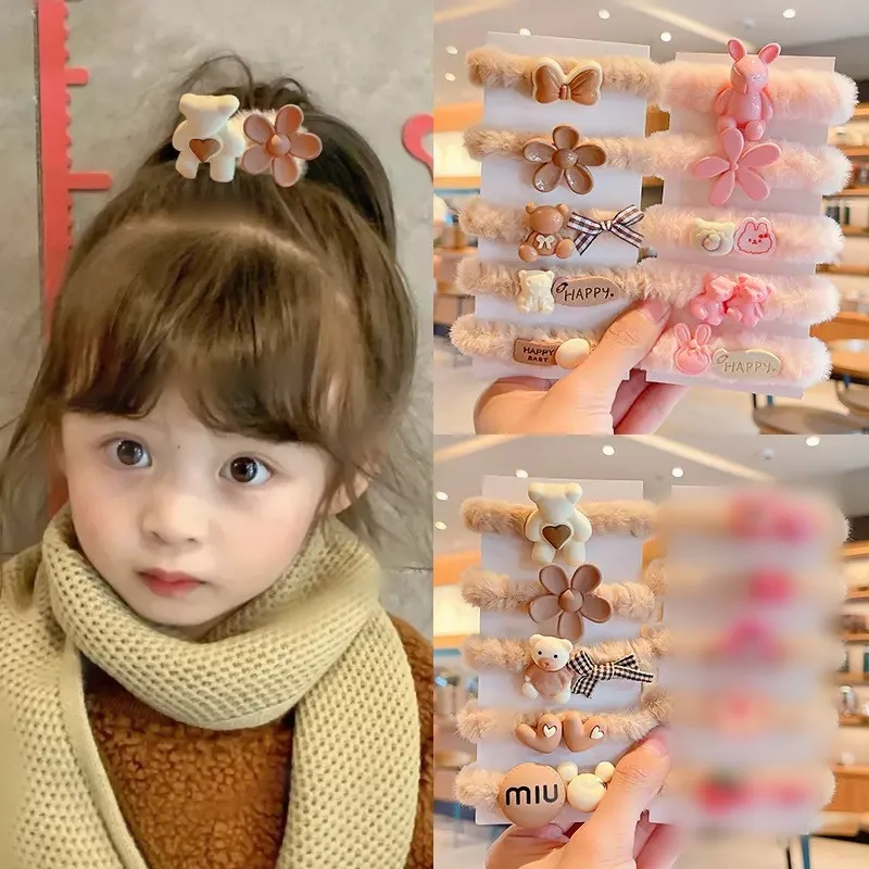 5 шт./комплект, Детские резинки для волос