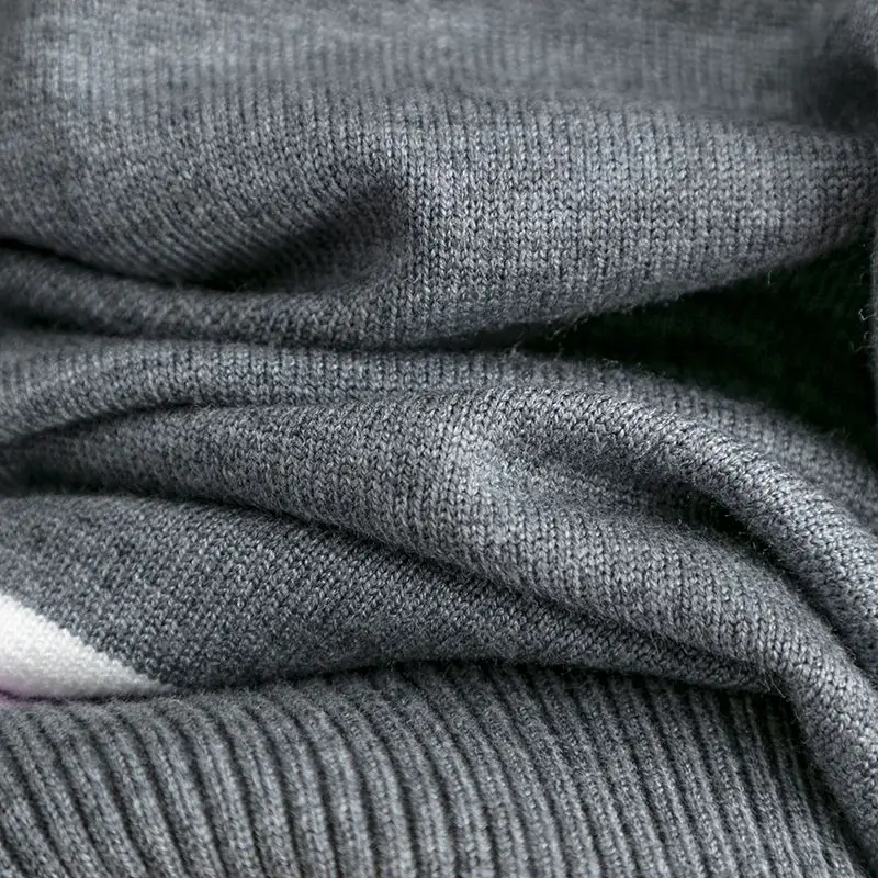 Женский спортивный костюм в полоску теплый свитер и брюки с широкими штанинами