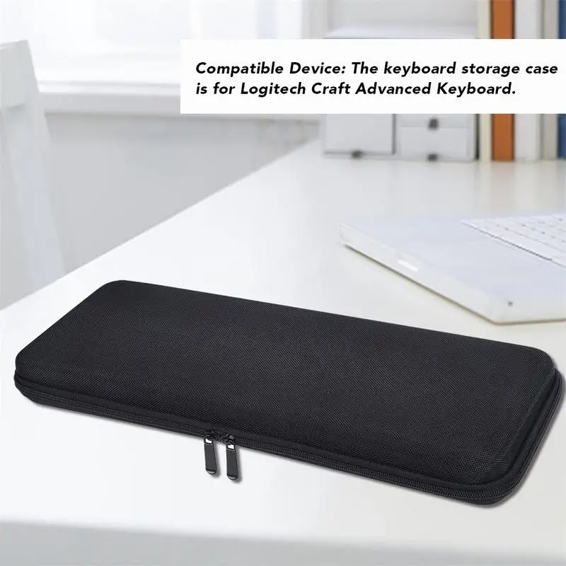 

Storage Case Travel Portable Keyboard Protective Bag For Logitech Craft Advanced Keyboard Computer Peripherals