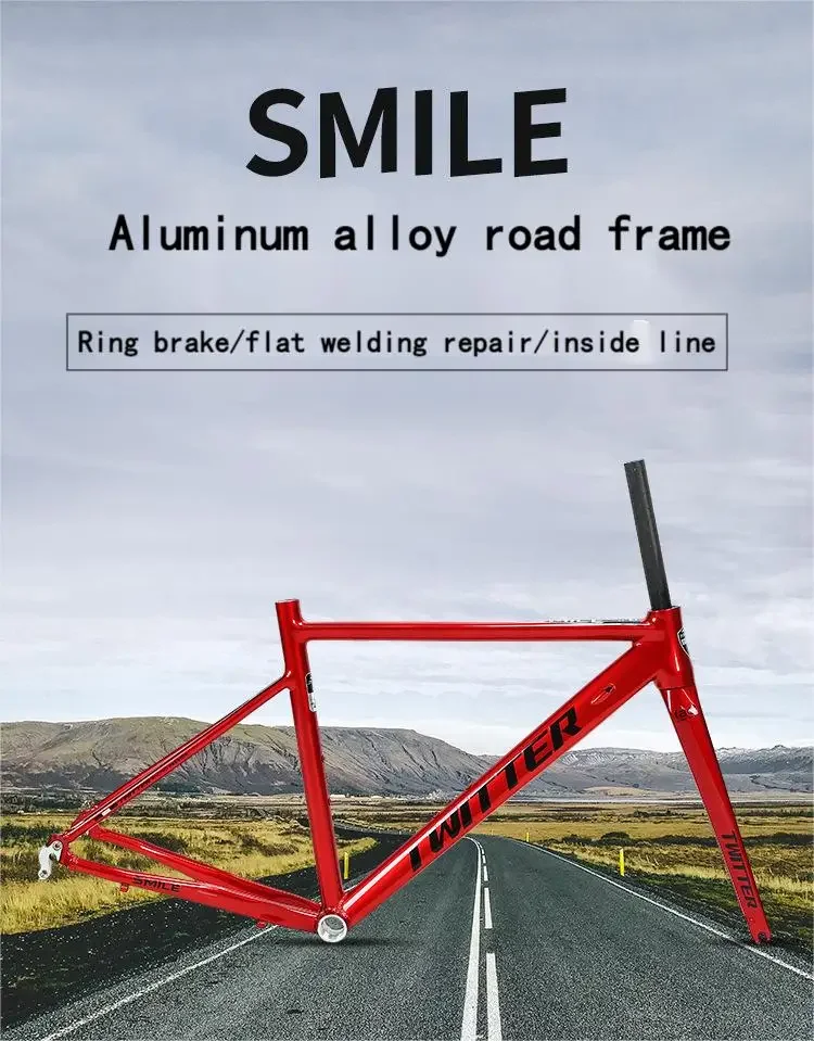 Алюминиевая дорожная рама Witter SMILE быстрая сборка передняя вилка из углеродного