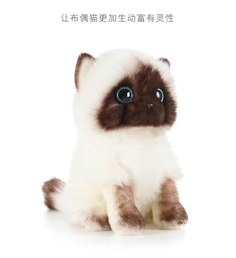 Искусственная кукла плюшевая игрушка милая рагкукла кошка маленькая для девочек