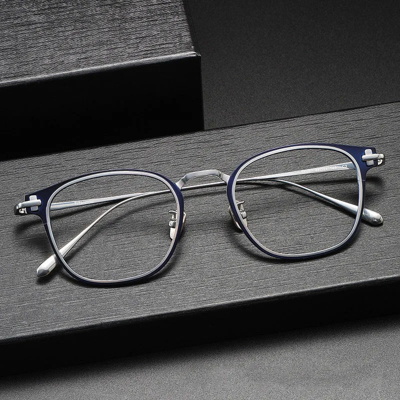 

ELECCION Pure Titanium Eyeglass Frames for Men High Quality Myopia Optics Frame Glasse for Women Prescription Eyeglasses Luxury