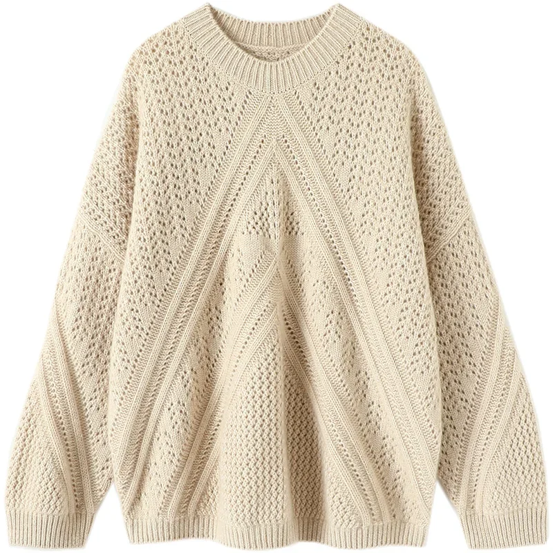 Дизайнерская новинка модная женская одежда кашемировый зимний теплый свитер