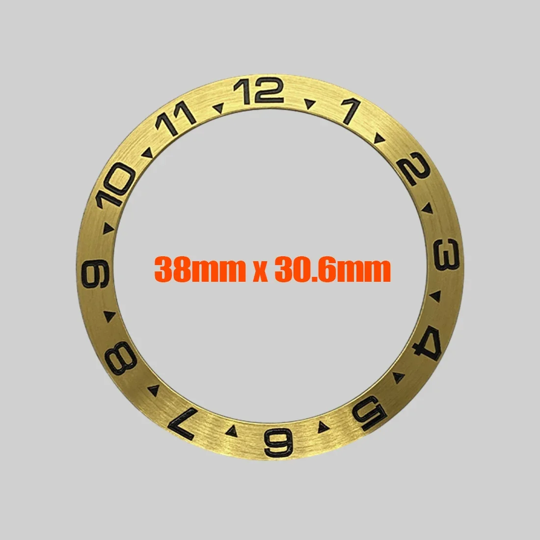 Металлическая вставка безеля для часов 38 мм x 30 6 матовое кольцо подходит SUB GMT SKX007