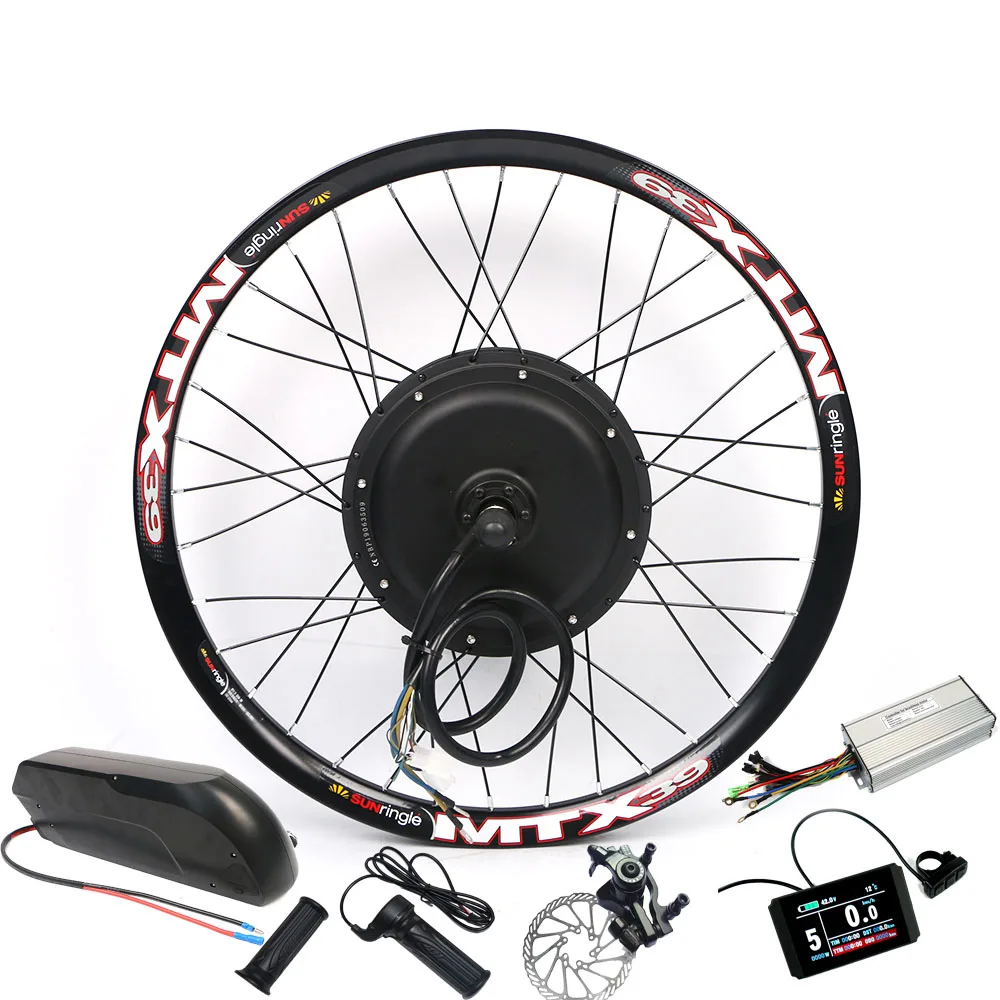 

16 20 24 26 28 inch wheel motor 48V 2000W ebike conversion kit UK free shipping