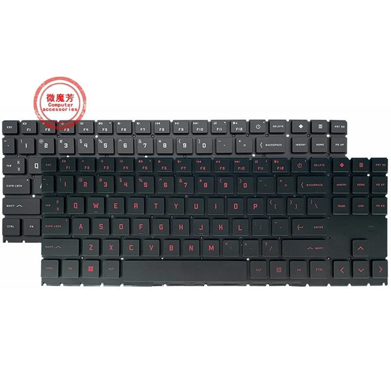

Backlit US laptop keyboard for HP OMEN 15-EN 15-EK TPN-Q236 TPN-Q238 15-EK0019NR 15-EN 15-EN0010CA 15-EN0013DX 15-EN0023DX