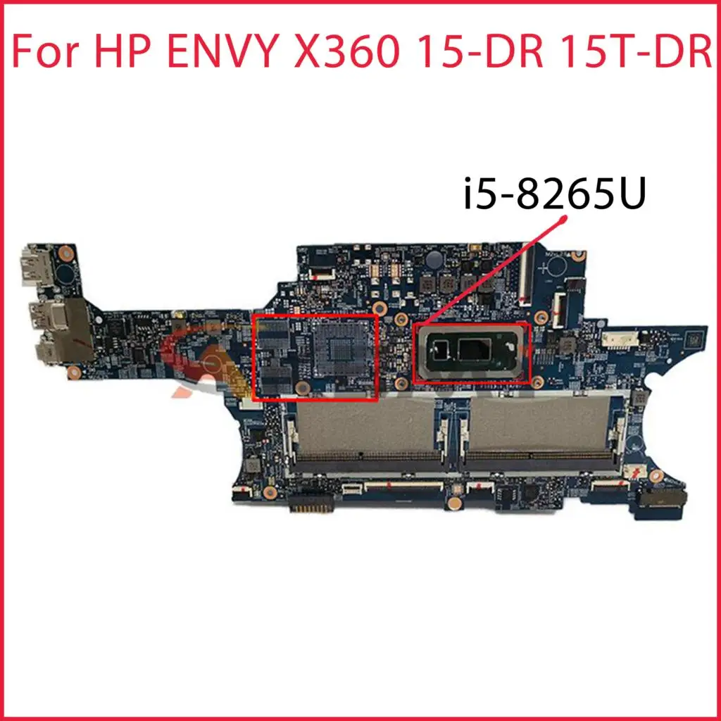 

Akemy L53569-601 18748-1 original motherboard SREJQ i5-8265U GM For HP ENVY X360 15-DR 15T-DR laptop motherboard mainboard