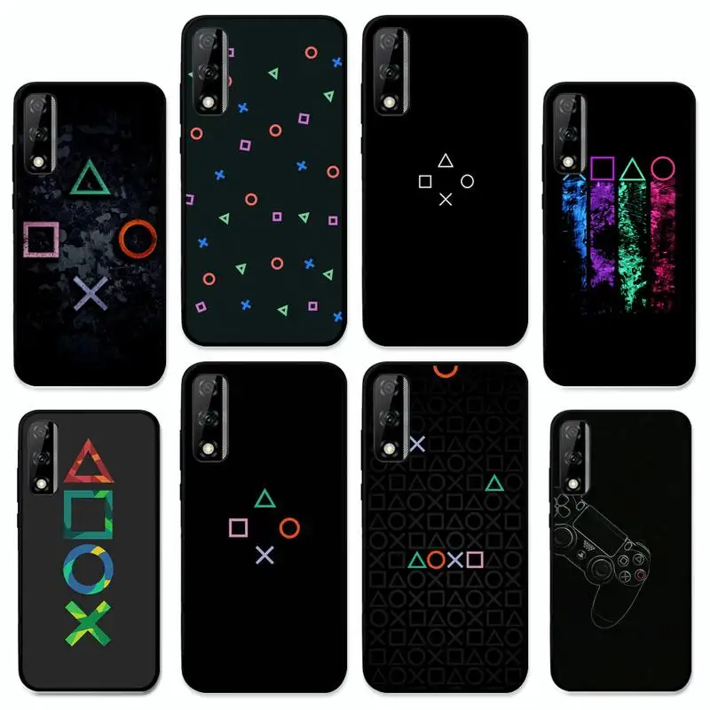 

Joystick Gamepad buttom Phone Case For Huawei Y9 Y8 Y6 Prime Y7 Pro Y8s Y5 Mate 20 Pro 10 lite Cover