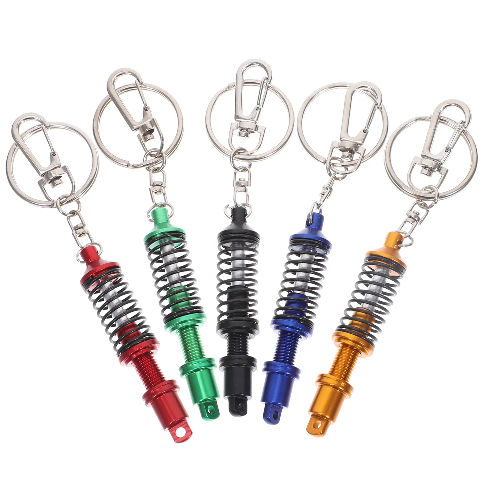 

Keychain Absorber Parts Car Model Auto Keyring Spring Keychains Coilover Part Mini