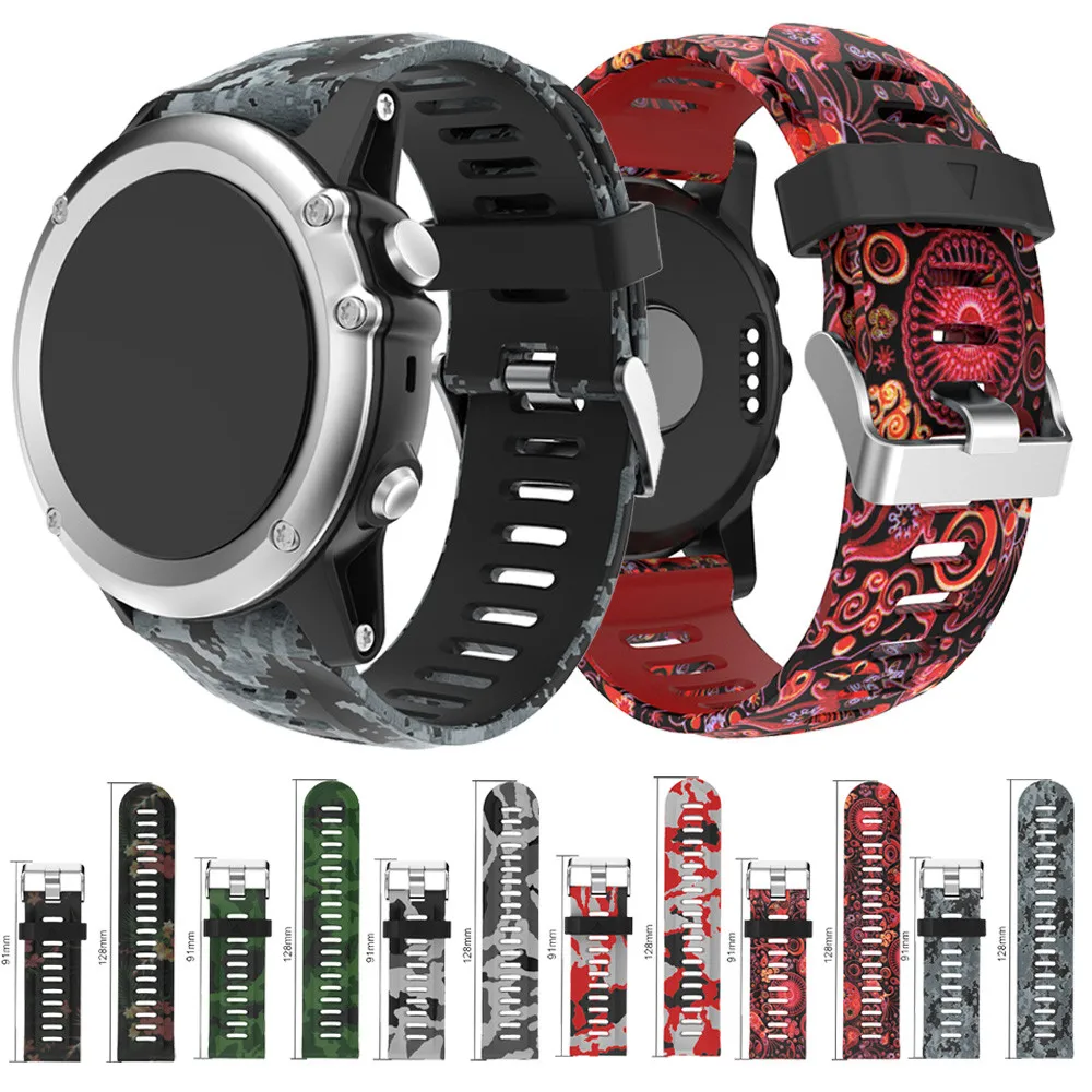 

Ремешок сменный силиконовый для наручных часов Garmin Fenix 5X, 26 мм