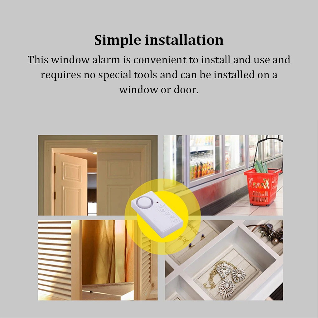 

Door Sensor Window Alarms Home Hotel Status Detector Security System