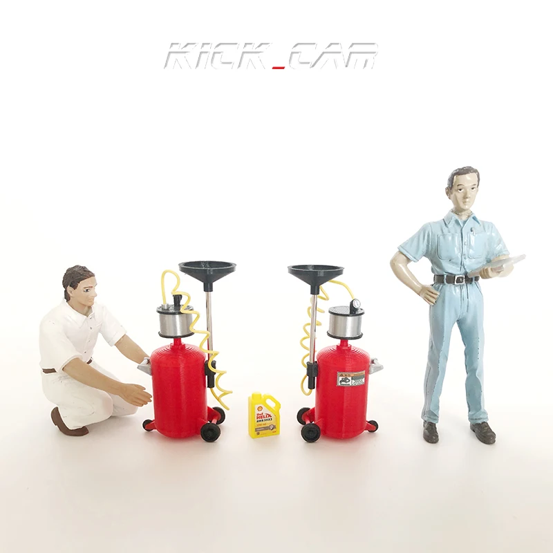 

Rapid Model 1/18 Model Car Diorama Garage Simulation Scene Decoration 3D Printing Repair Tools Fire Extinguisher Air Pump