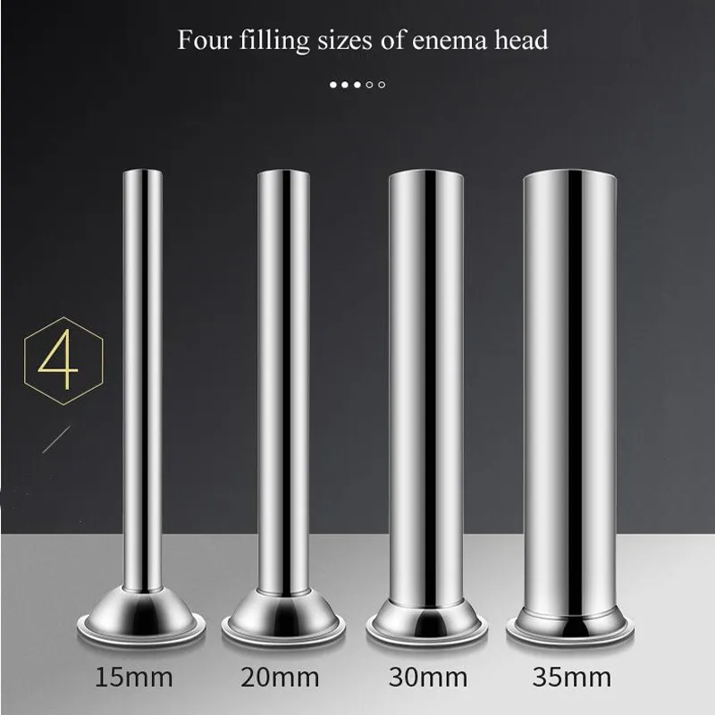 Ручной шприц для сосисок наполнитель из нержавеющей стали кухонный инструмент