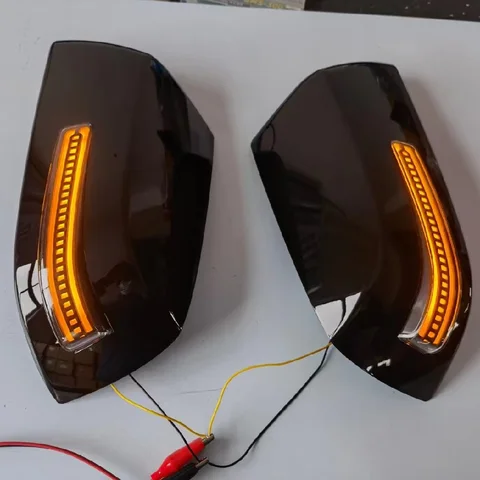 Автомобильные аксессуары для Toyota Tundra 2007 2008-2020 2021 крышка зеркала со светодиодом, зеркальная Крышка для поворотного сигнала, автомобильные аксессуары Tundra