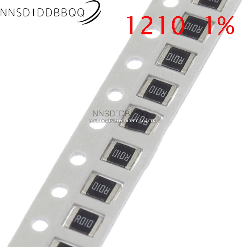 

50pcs 1210 1% SMD resistor 0R ~ 1M 1/2W 0 1 10 100 150 220 330 ohm 1K 2.2K 10K 100K 220K 0R 1R 10R 100R 150R 220R 330R 470R 1M