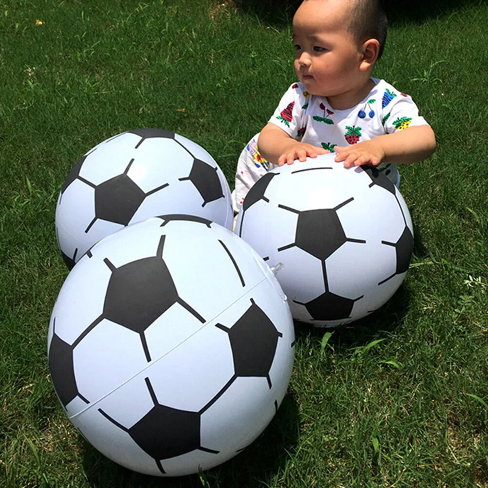 

8 Pcs Bulk Items Gifts Football Floating Balls Kids Water Playing Toy Beach Swimming Pool Inflatable Pvc Decorations Toddler
