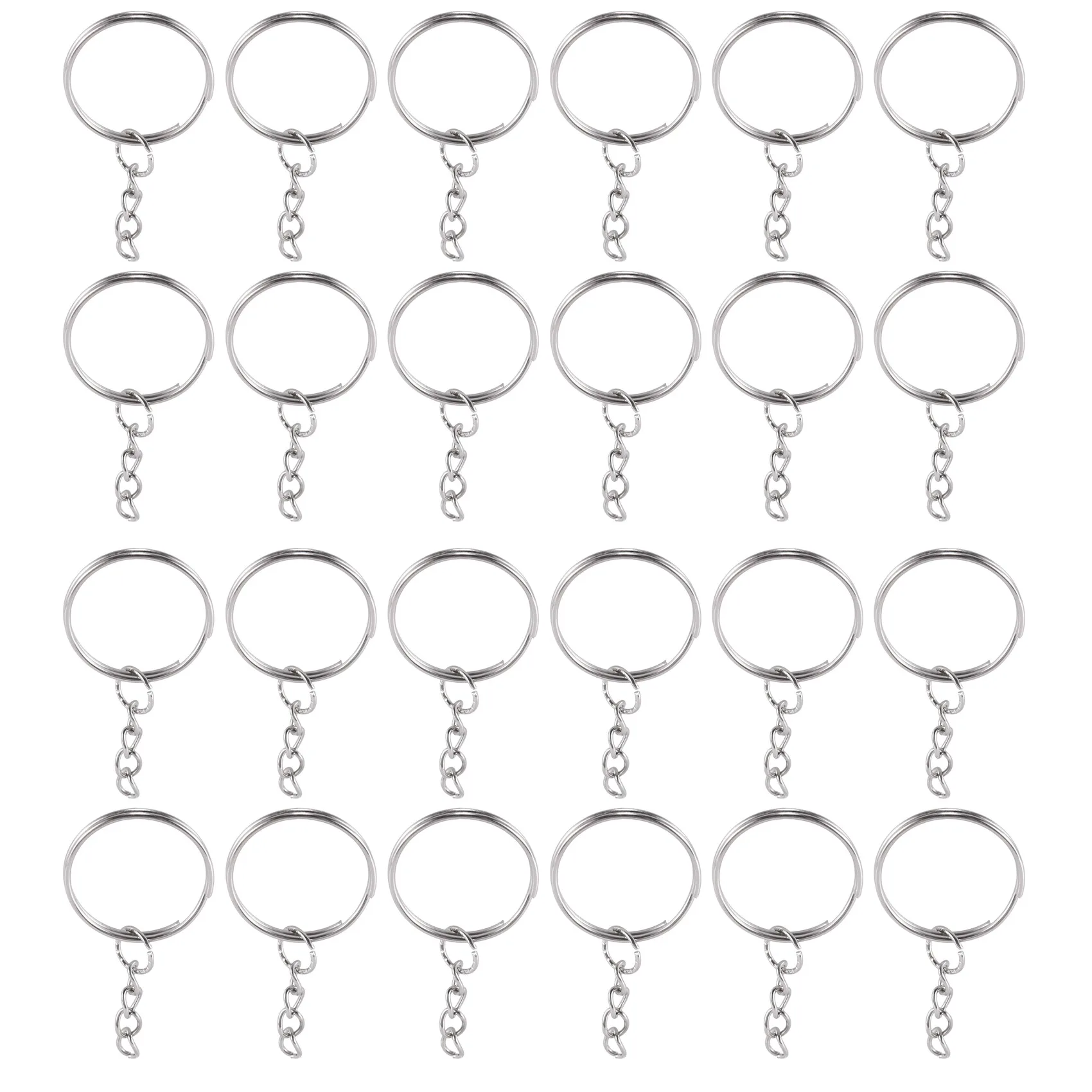 

360 Pcs Keychain Rings Kit Including Open Jump Rings Connectors Bulk and Screw Eye Pins Hooks for DIY Crafts