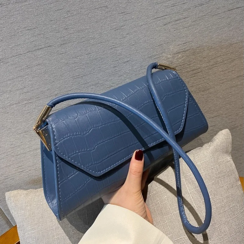 

Retro Alligator Pattern Women messenger Handbag PU Leather Shoulder Totes Bag Female Portable Classic Clutch Underarm Purse Bag