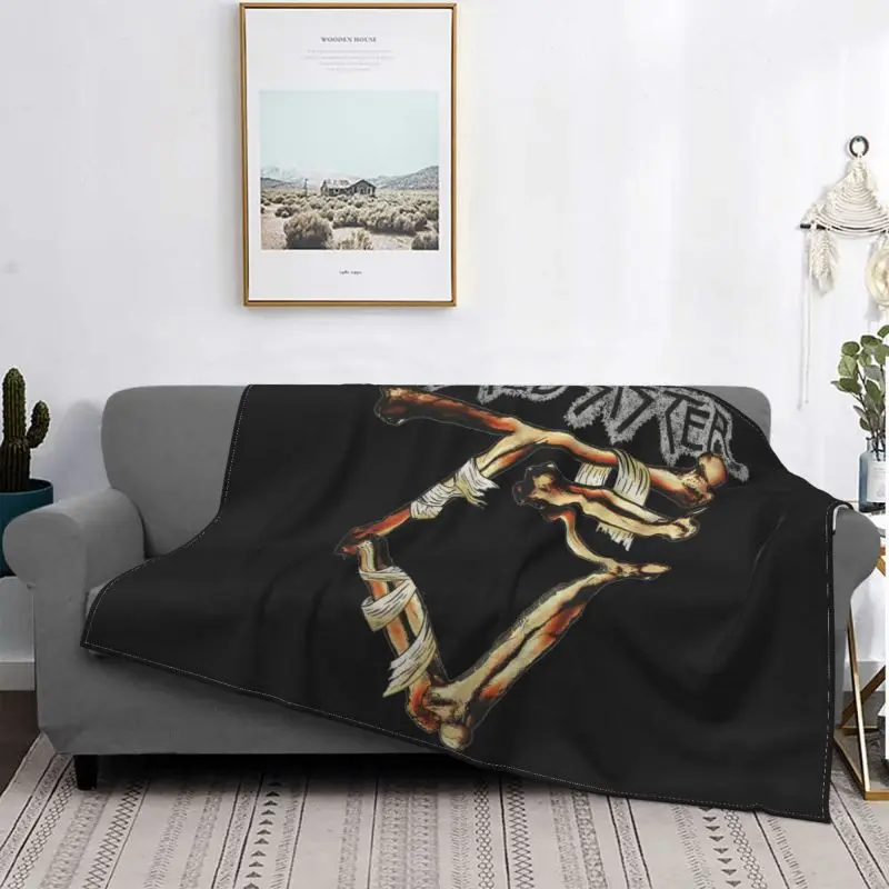 Плотное одеяло из тяжелого металла с логотипом Twisted Sister Bone высококачественное