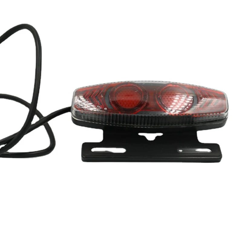 

Ebike Rear LED Tail Light Bike Tail Light 36V 48V For Electric Bicycle Accessories SM Connector Night Cycling