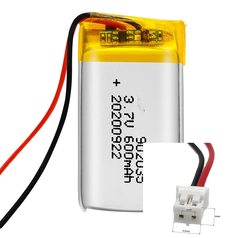 Аккумуляторная 3.7В 600мАч 902035 для MP3 MP1029 SMART WATCH CAMERA POWER BANK DVD GPS TABLET