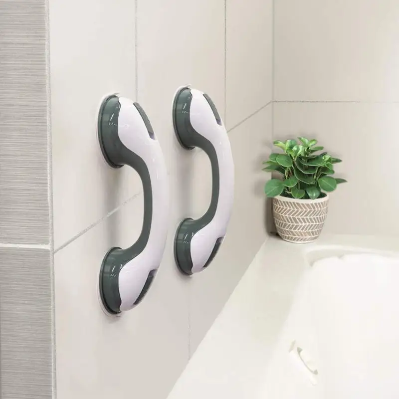 

2PC Bathroom Helping Handle Anti Slip Support Grap Bar For Elderly Safety Bath Shower Grab Bar Strong Vacuum Suction Cup Non-sli