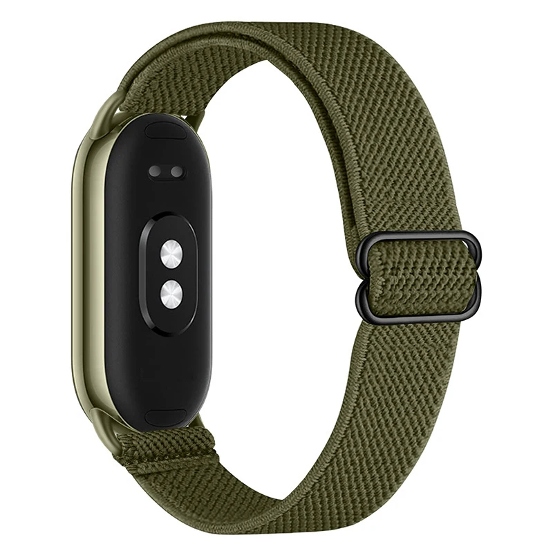 Фото Нейлоновый ремешок для Xiaomi Band 8 9 10, эластичный растягивающийся браслет, аксессуары для умных часов, универсальный mi Band 10/9/8 №5