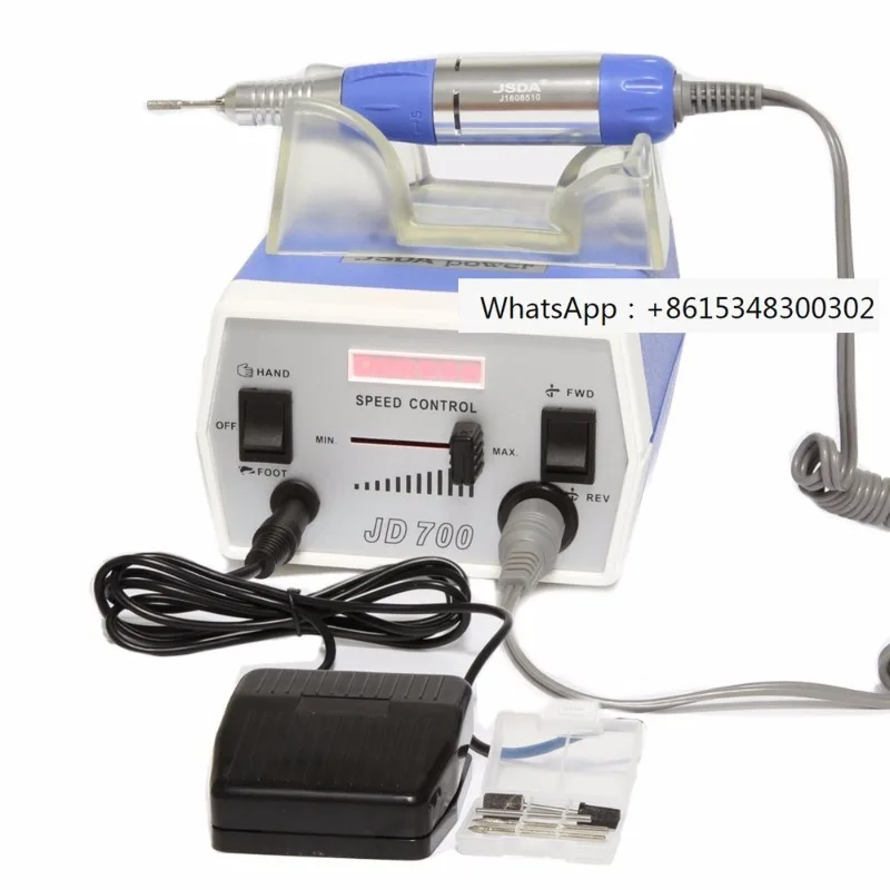 Машинка для аппаратного маникюра JD700 электрическая пилка ногтей ножная педаль
