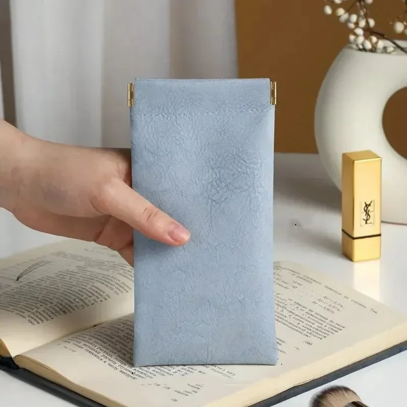 Магнитная автоматическая закрывающаяся модная портативная сумка для очков