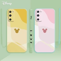 mickey mouse simple design cover for samsung galaxy s22 s21 s20 fe s10 plus s9 s8 note 10 20 ultra 5g liquid silicone phone case