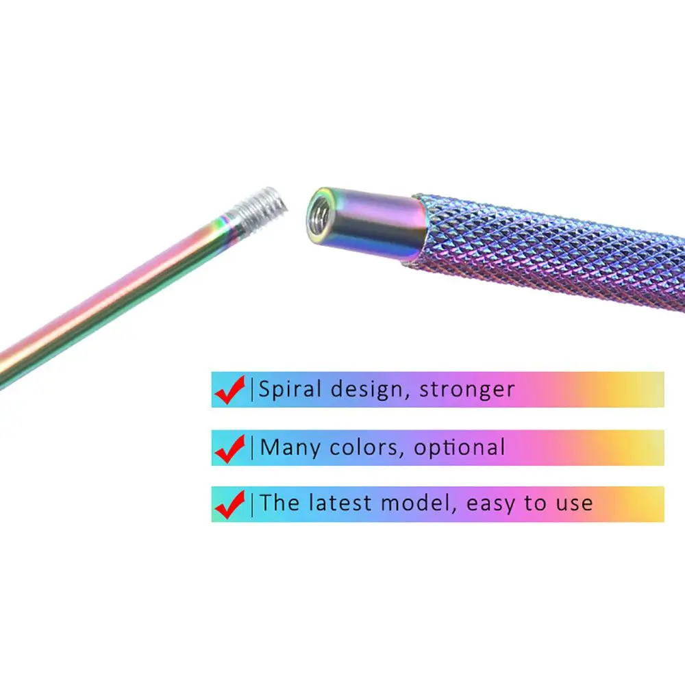 Многофункциональное зеркало из нержавеющей стали с длинной ручкой для ресниц |