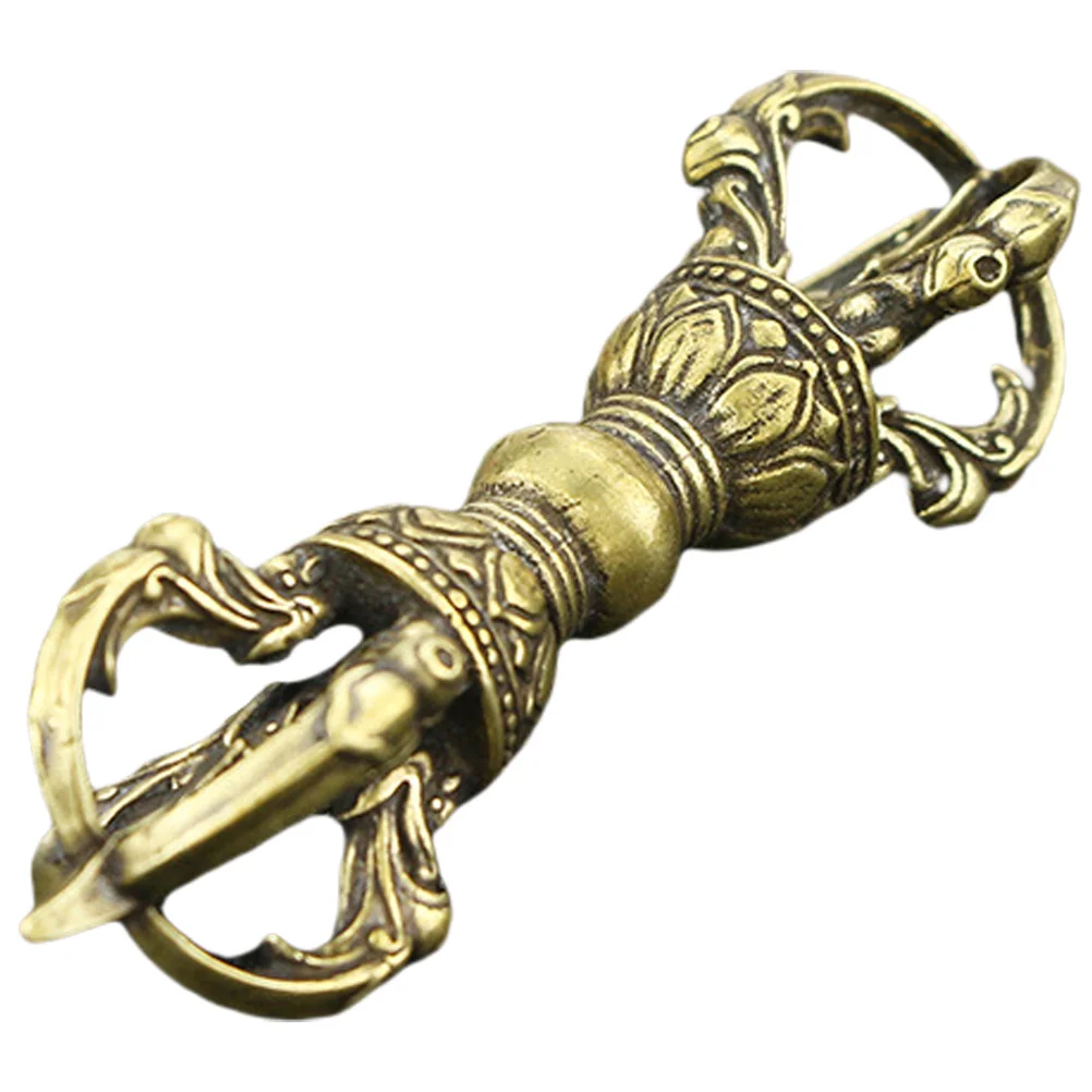 

Copper Religion Decor Tests Supply Metal Stick Statue Vintage Ornament Household Craft