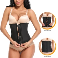 women waist trainer belt body shaper breathable tummy control belt underbust corset with zipper slimming girdle shapwear fajas
