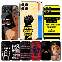 protection silicone cell black lives matter art case cover for honor lite x7 x8 pro 30i x9 play 9a 20i 60 50 5g 9 10 play6t se