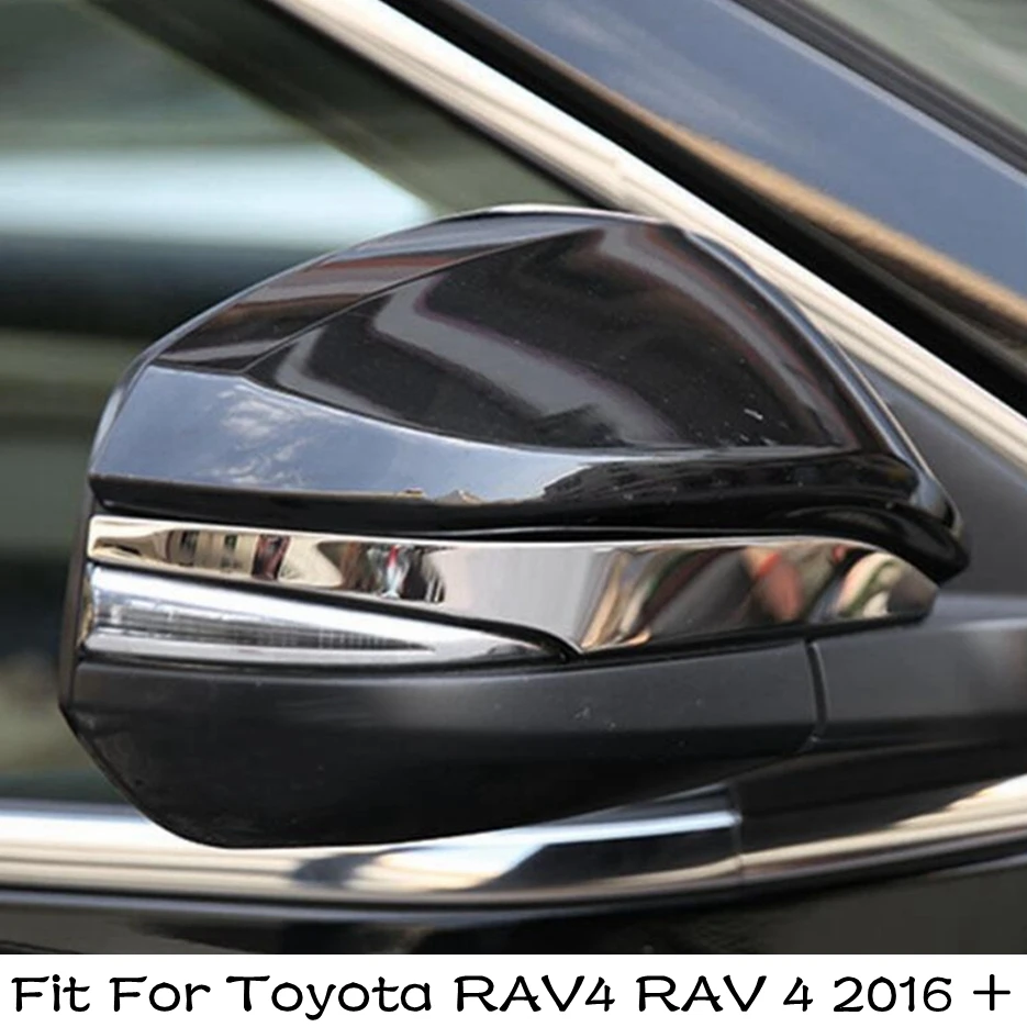 

Автомобильное боковое зеркало заднего вида, накладка на крышку для Toyota RAV4 RAV 4 2014-2018, аксессуары из нержавеющей стали, внешний комплект