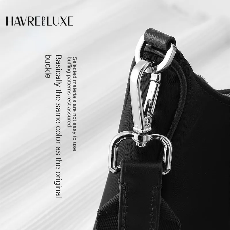 Hobo Black Five In One Bag Replacement Canvas Wide Shoulder Strap AdjustableMessenger Adjustable Bag Accessories Single Purchase