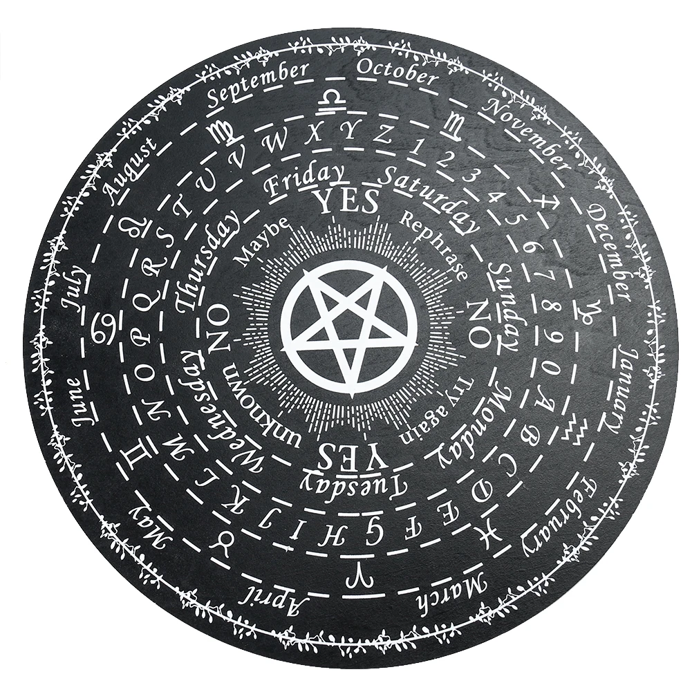 

Divination Tarot Magic Five Pointed Star Pad Altar Word Game Witchcraft Divination Astrology