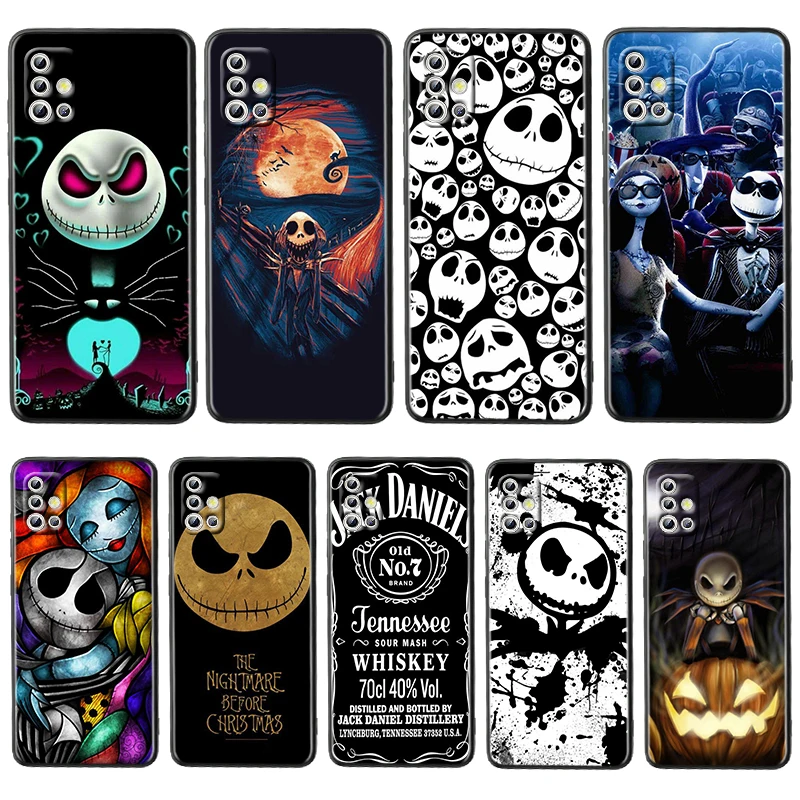 

Nightmare Christmas Jack Phone Case For Samsung Galaxy A91 A81 A71 A51 5G 4G A41 A31 A21 A11 Core A42 A02 A12 Cover