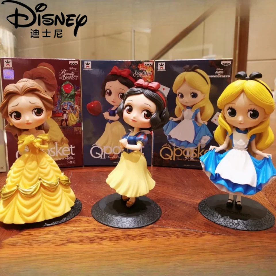 Фото Disney Frozen Princess Эльза Аннабель Q-Версия кукла игрушка аниме тематическое украшение автомобиля орнамент Коллекционная фигурка №2