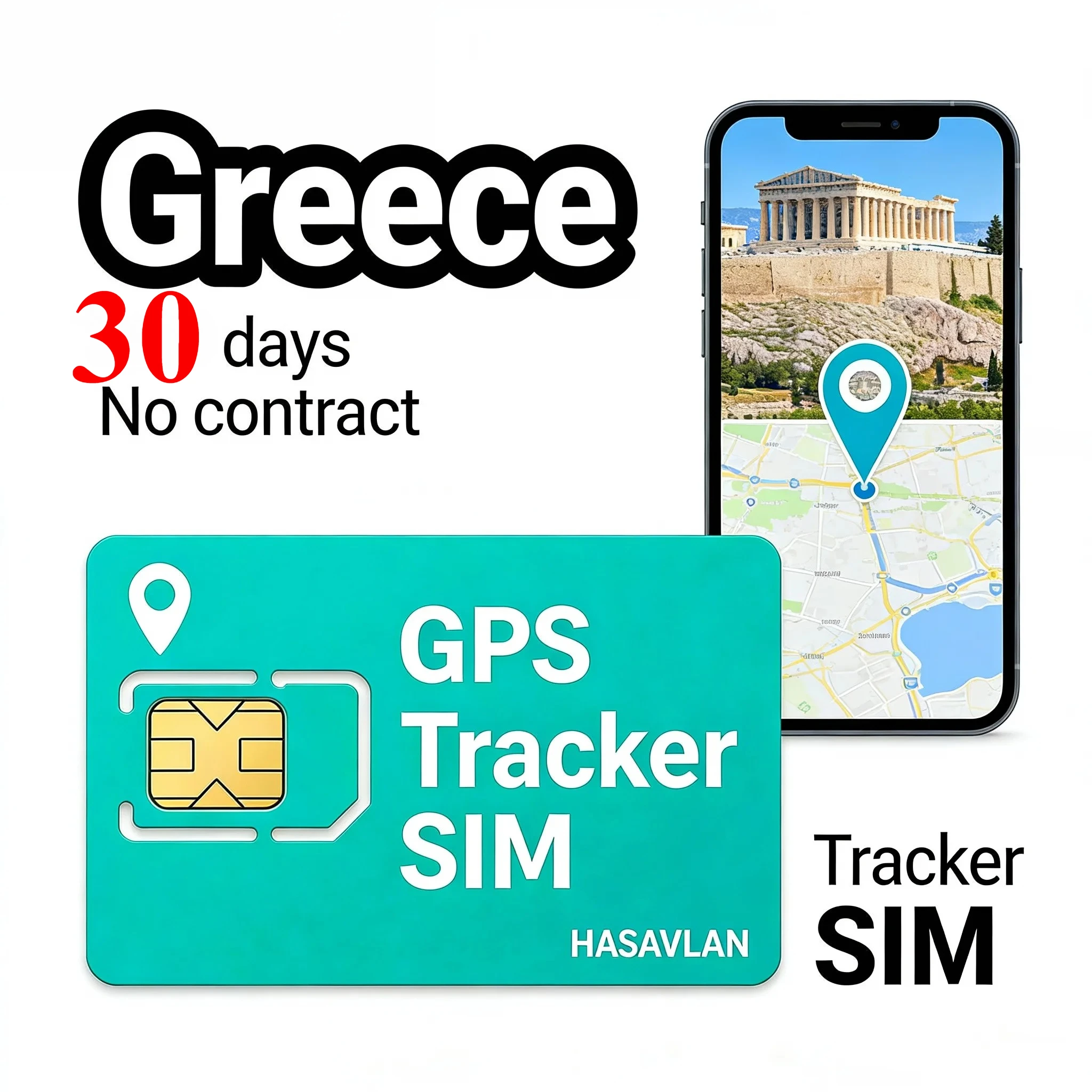 Фото Трекер SIM-карты, без контракта, Tri-cut 4G Cat4 GSM GPRS LTE M2M, без контракта, 30 МБ/30 дней для ST-906 TK303F, ZOVAGOLO GREECE №3