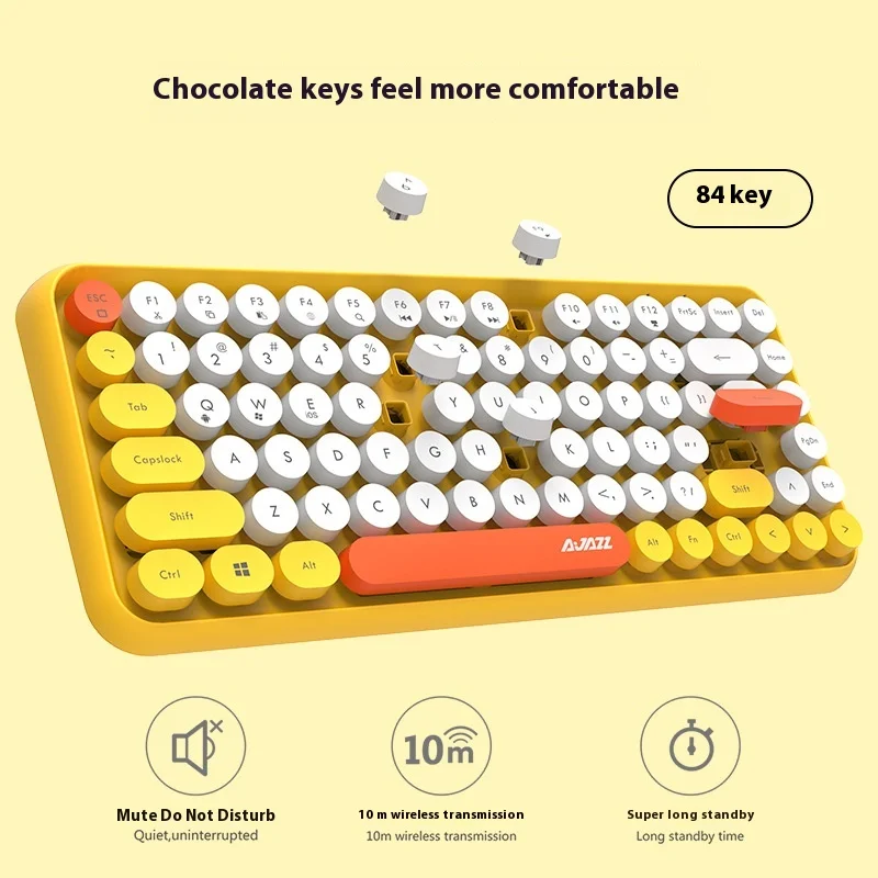 AJAZZ 308i Bluetooth Беспроводная Портативная Клавиатура Планшетный ПК Ноутбук