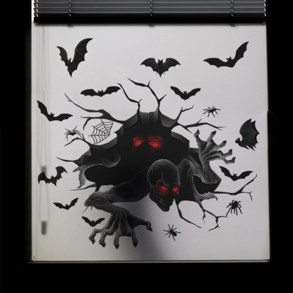 Наклейки на окно для Хэллоуина наклейки стену со стеклянной стеной