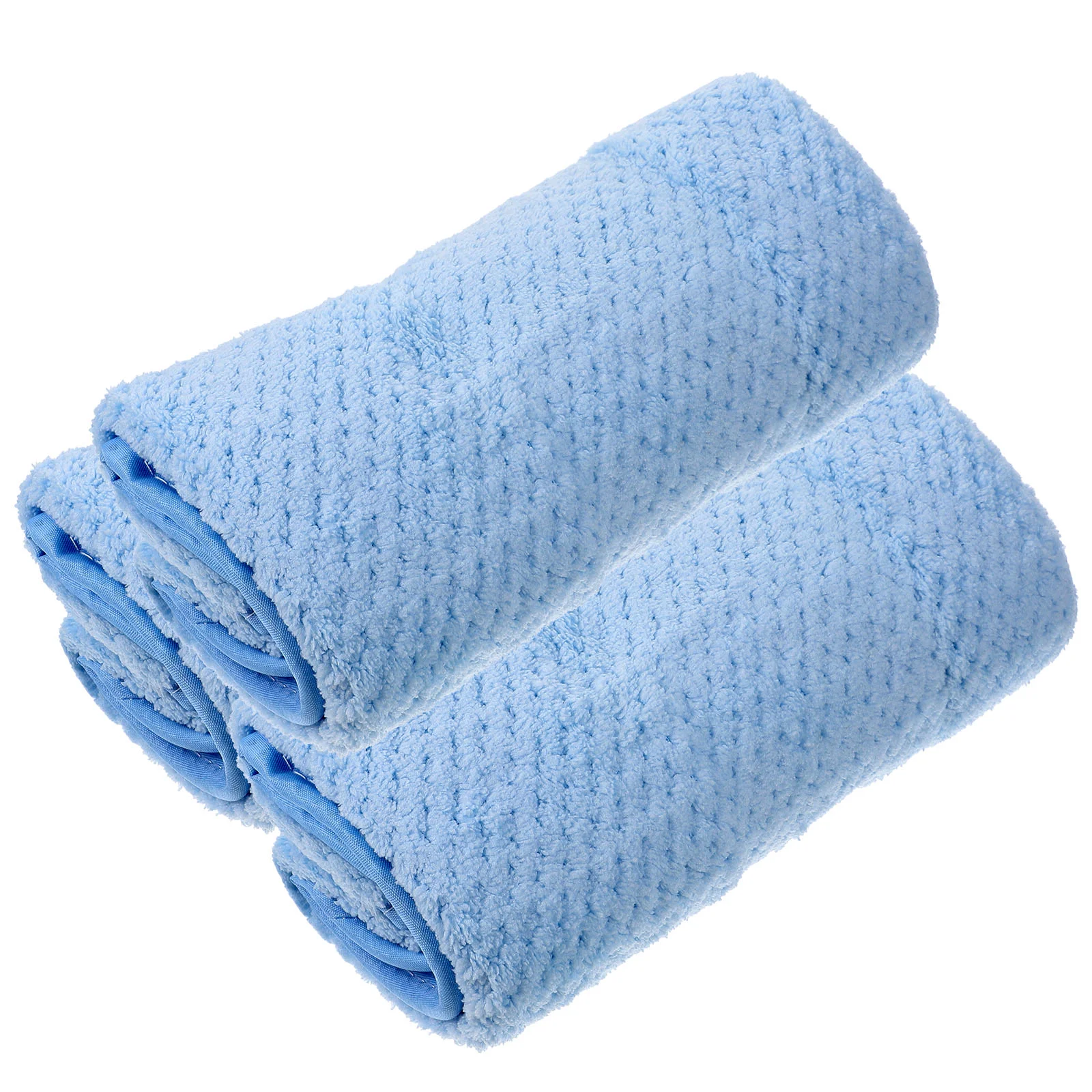 

3 Pcs Gym Bath Towels Absorbent Hand Towel Water Swimming Coral Fleece Shower