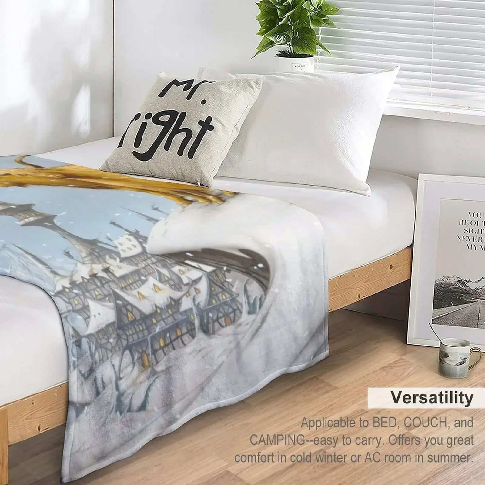 In the Bleak Midwinter Throw Blanket одеяла и пледы Большие