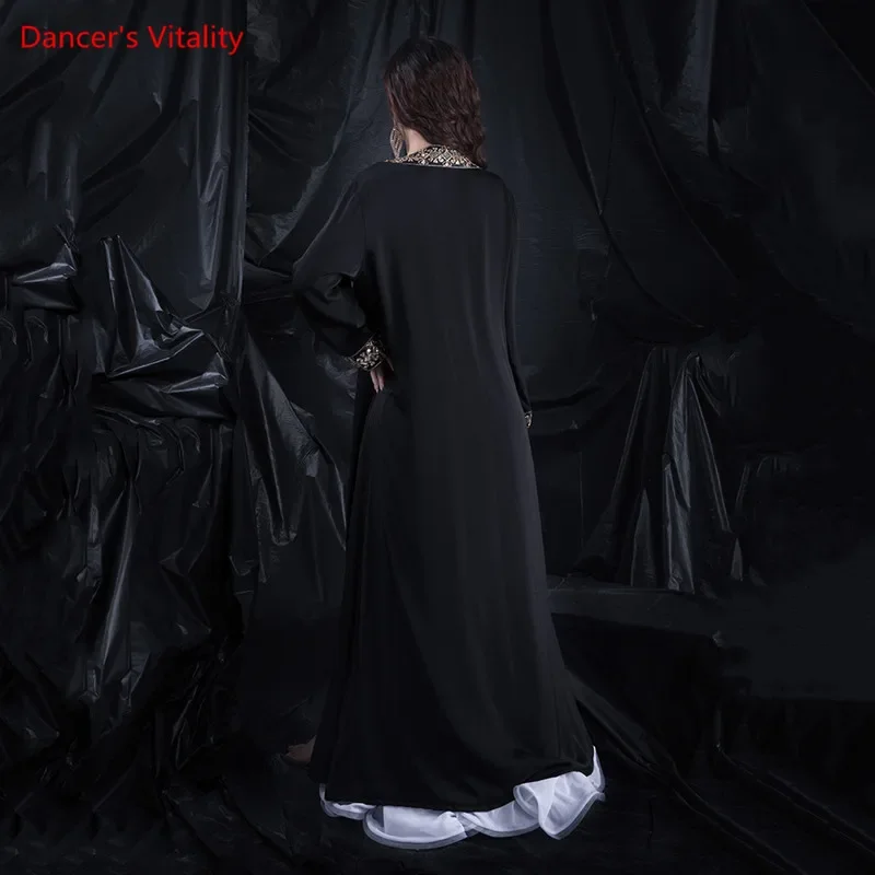 Женское пальто для танца живота одежда с длинным рукавом соревнований танго ча