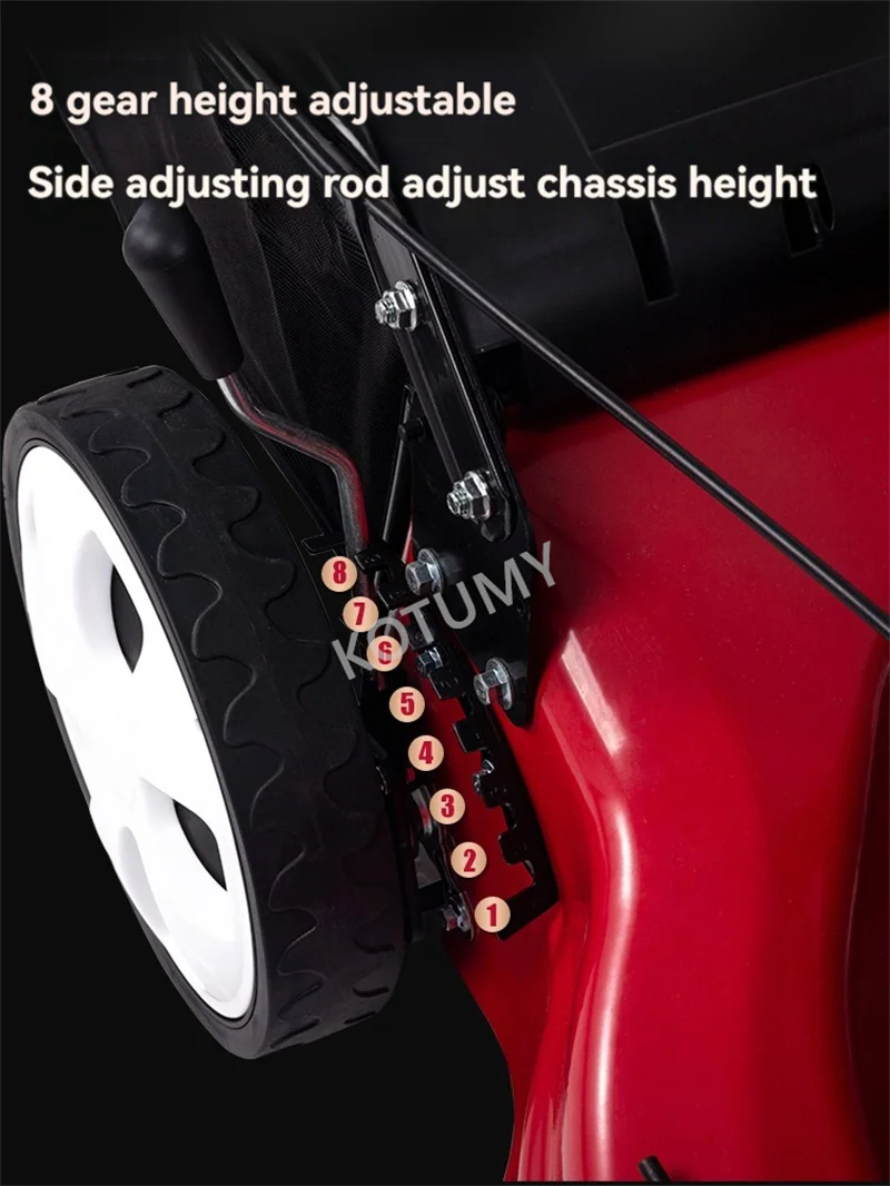 Бензиновая газонокосилка 16/18/20/21 дюйм 225CC 3-в-1 бензиновая подвижная